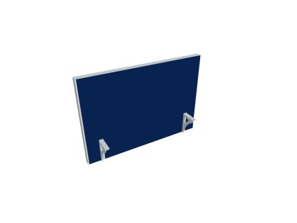 Paraván na hranu stola Akustik, 90 cm, modrý