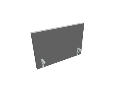 Paraván na hranu stola Akustik, 90 cm, sv.sivý