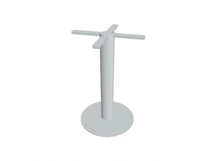 Centrálna noha Hobis, v. 73 cm, kruhová, sivá