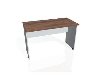 Pracovný stôl Gate, 120x75,5x60 cm, orech/sivý