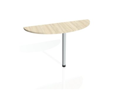 Doplnkový stôl Gate, 120x75,5x40 cm, agát/kov