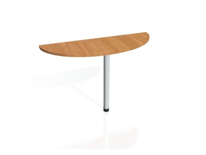 Doplnkový stôl Gate, 120x75,5x40 cm, jelša/kov