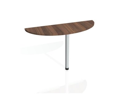 Doplnkový stôl Gate, 120x75,5x40 cm, orech/kov