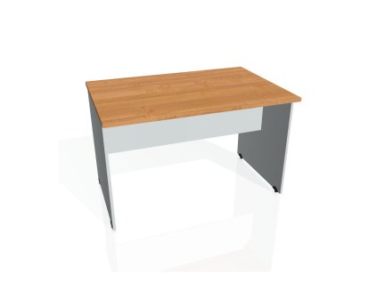 Rokovací stôl Gate, 120x75,5x80 cm, jelša/sivá