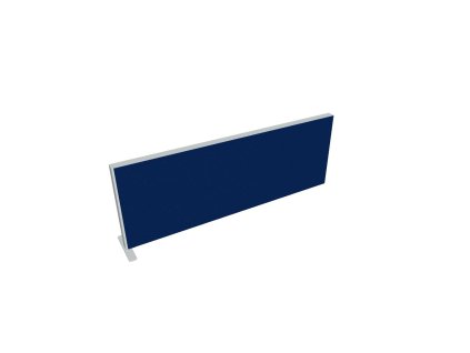 Paraván na plochu stola Akustik, 120 cm, modrý