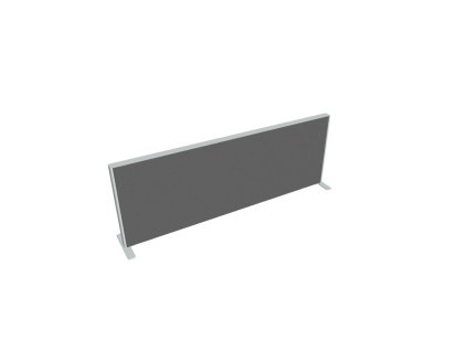 Paraván na plochu stola Akustik, 120 cm, sv.sivý