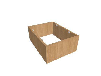 Sokel pod kontajner Hobis, dub/dub