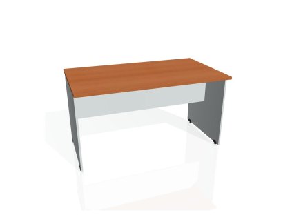 Rokovací stôl Gate, 140x75,5x80 cm, čerešňa/sivá