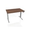 Pracovný stôl Motion, PO, 3S, 180x61 - 128x80 cm, orech/sivá