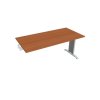 Rokovací stôl Flex, 160x75,5x80 cm, čerešňa/kov