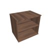 Prídavná skriňa k stolu Hobis, 80x75,5x60 cm, orech