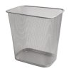 Drôtený kôš 13 ℓ hranatý strieborný