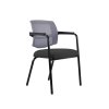 Konferenčná stolička LAPEL Visitor, čierne nohy, BN6 antracit
