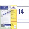 Etikety univerzálne 105x42,3mm Avery A4 100 hárkov