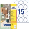 Etikety univerzálne kruhové 51mm Avery A4 10 hárkov