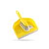 Metlička s lopatkou žltá