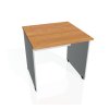 Pracovný stôl Gate, 80x75,5x80 cm, jelša/sivý