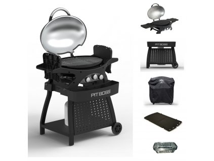 Sada Akcia kompletné vybavenie plynový gril Sportsman 3B Pit Boss