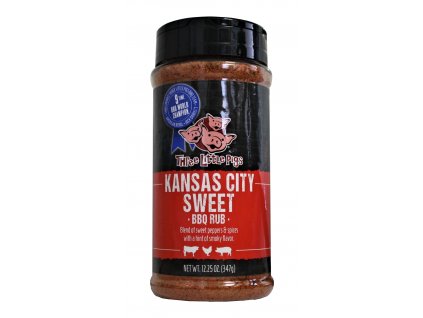 Grilovacie korenie Kansas City Sweet BBQ Rub 347g Three Little Pigs