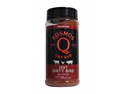Grilovacie korenie Hot Dirty Bird Rub 312g Kosmo´s Q