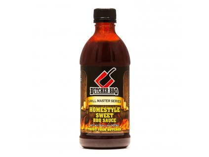 BBQ barbecue omáčka Homestyle Sladká omáčka 473g Butcher BBQ