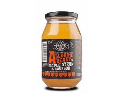 BBQ tekutý nálev AllBrine Ready Maple & Bourbon 500ml GrateGoods