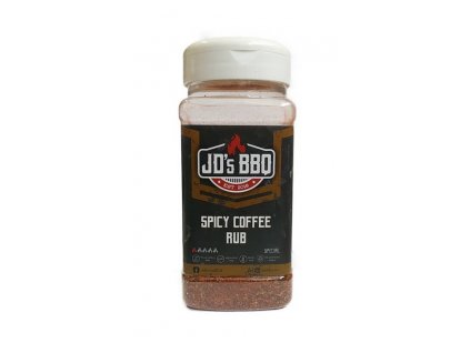 Grilovacie korenie Spicy Coffee rub 300g JD´s BBQ