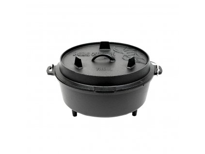 Liatinový vonkajší hrniec (Camp Dutch oven) VH6.1L+ Valhal Outdoor