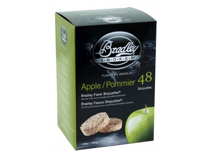 Jabloň 48 ks - Udiarenské brikety Bradley Smoker