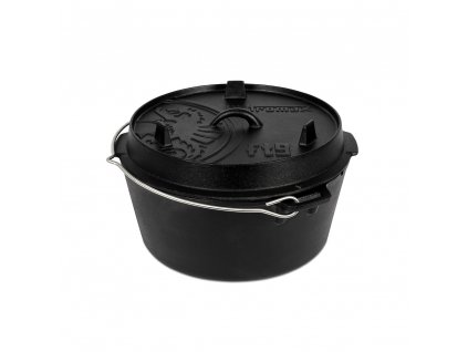 Liatinová kanvica bez nožičiek "holandská rúra" 7,5l Petromax