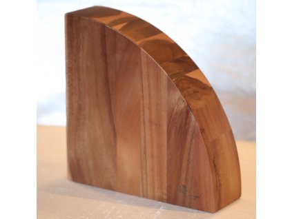 MAGNETICKÝ DRŽIAK NA NOŽE Z AGÁTOVÉHO DREVA - HMOTNOSŤ 3500 G