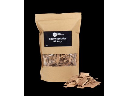 Drevené štiepky Hickory BBQ 500g Grill Fanatics