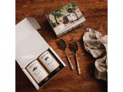 Darčeková sada Kampot čierne a fermentované korenie 2x50g