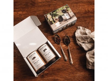 Darčeková sada Kampot čierne a červené korenie 2x50g