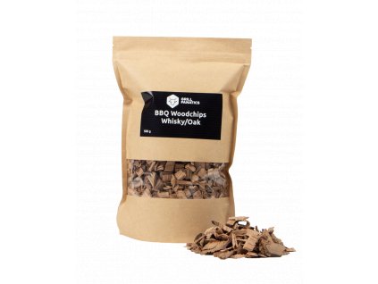 Drevené štiepky Whiskey/Dub BBQ 500g Grill Fanatics