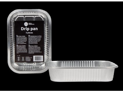 Odkvapkávacia miska malá 5ks Gril Fanatics