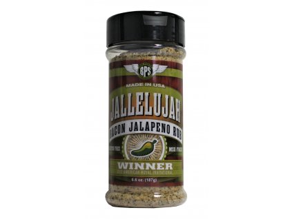 Grilovacie korenie Jallelujah Bacon Jalapeno Rub 187g Big Poppa Smokers