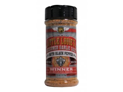 Grilovacie korenie Little Louie's Garlic Salt w/Black Pepper 213g Big Poppa Smokers