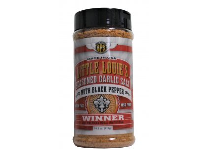 Grilovacie korenie Little Louie's Garlic Salt w/Black Pepper 411g Big Poppa Smokers