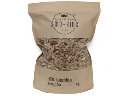 Drevené štiepky dub 1kg Smo-King