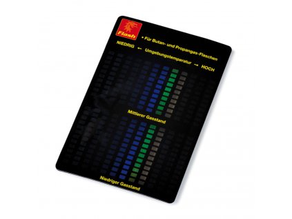 Indikátor hladiny plynu Flash