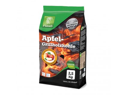 Drevené uhlie jablko 2,5 kg Flash