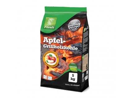 Drevené uhlie jablko 5 kg Flash