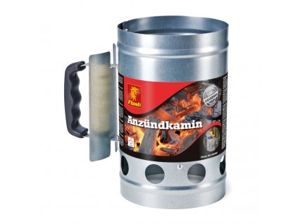 Bleskový štartovací komín na grilovanie