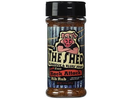Grilovacie korenie Rack Attack Meat Rub 147g The Shed