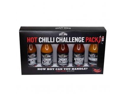 BBQ omáčky Hot chilli challenge 5 x 52ml Not Just BBQ