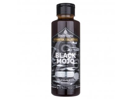 BBQ barbecue omáčka Black Mojo 500ml Saus.Guru