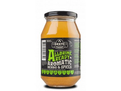BBQ tekutý nálev AllBrine Ready Aromatic Herbs 500ml GrateGoods