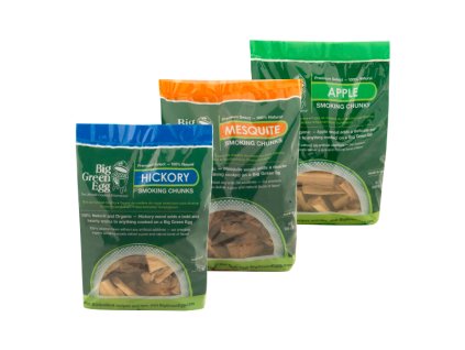 Drevené polená na údenie Big Green Egg hickory orech