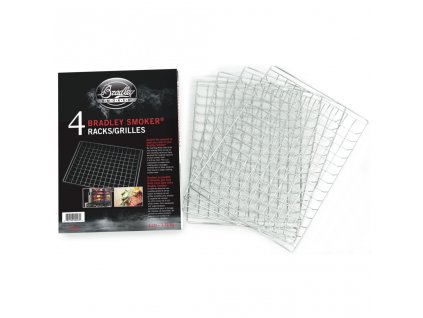 Rošt z nehrdzavejúcej ocele 4ks Bradley Smoker